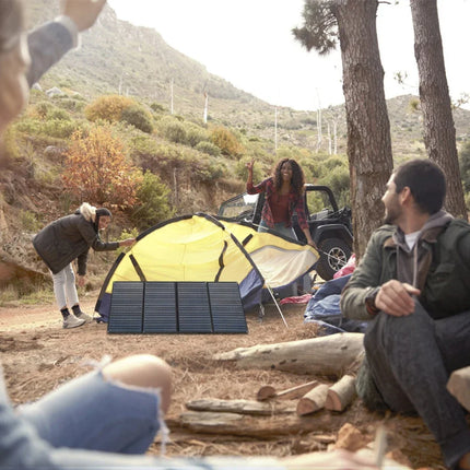 Portable 200W Solar Panel, Folding Charger for Outdoor Use